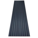 Slat Wall Panel Acoustic Wide Lat - Black - Floors To Walls