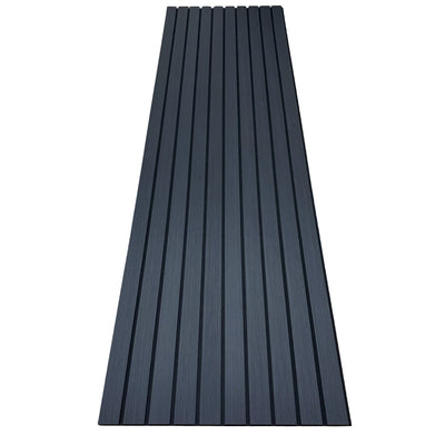 Slat Wall Panel Acoustic Wide Lat - Black - Floors To Walls