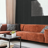 Slat Wall Panel - Black - Floors To Walls