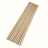 Slat Wall Panel Acoustic Wide Lat - Walnut - Floors To Wall