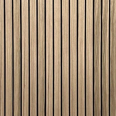 Slat Wall Panel Acoustic Wide Lat - Walnut - Floors To Wall