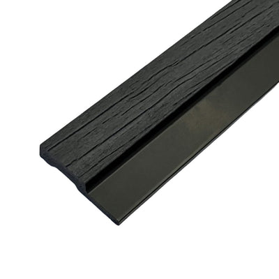 Slat Wall Waterproof Premium - Trims - Charcoal - Floors To Walls