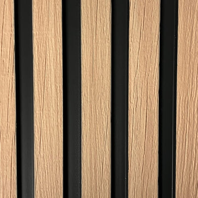 Slat Wall Waterproof Premium 300mm - Light Ash