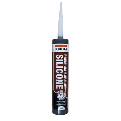 Soudal Premium Building Silicone Trade Professional Quality - Clear