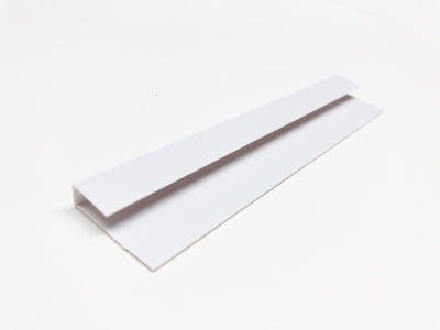 PVC Square End/Finishing Trim 10mm White - Floors To Walls