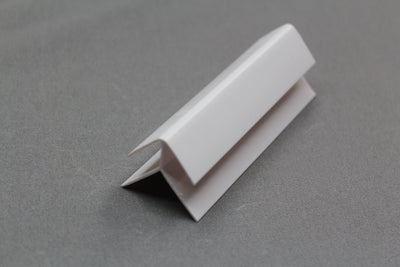 PVC External Corner Wall Trim 8mm White - Floors To Walls