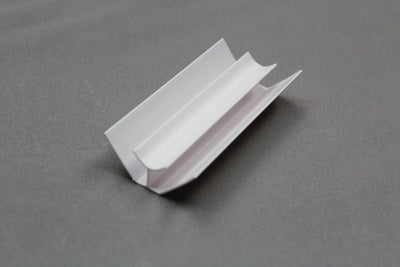 PVC Internal Corner Wall Trim 8mm White - Floors To Walls