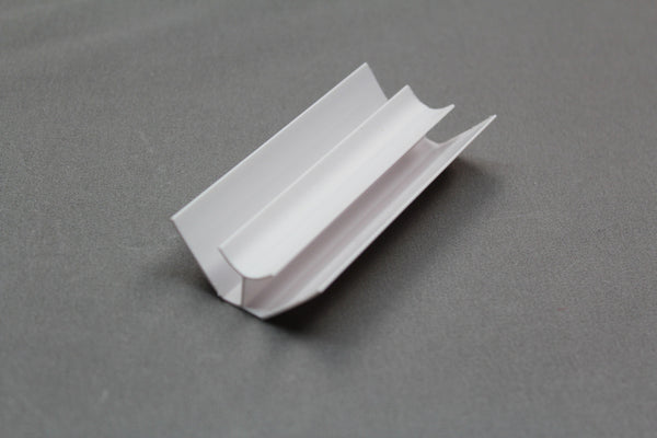 PVC Internal Corner Wall Trim 10mm White - Floors To Walls