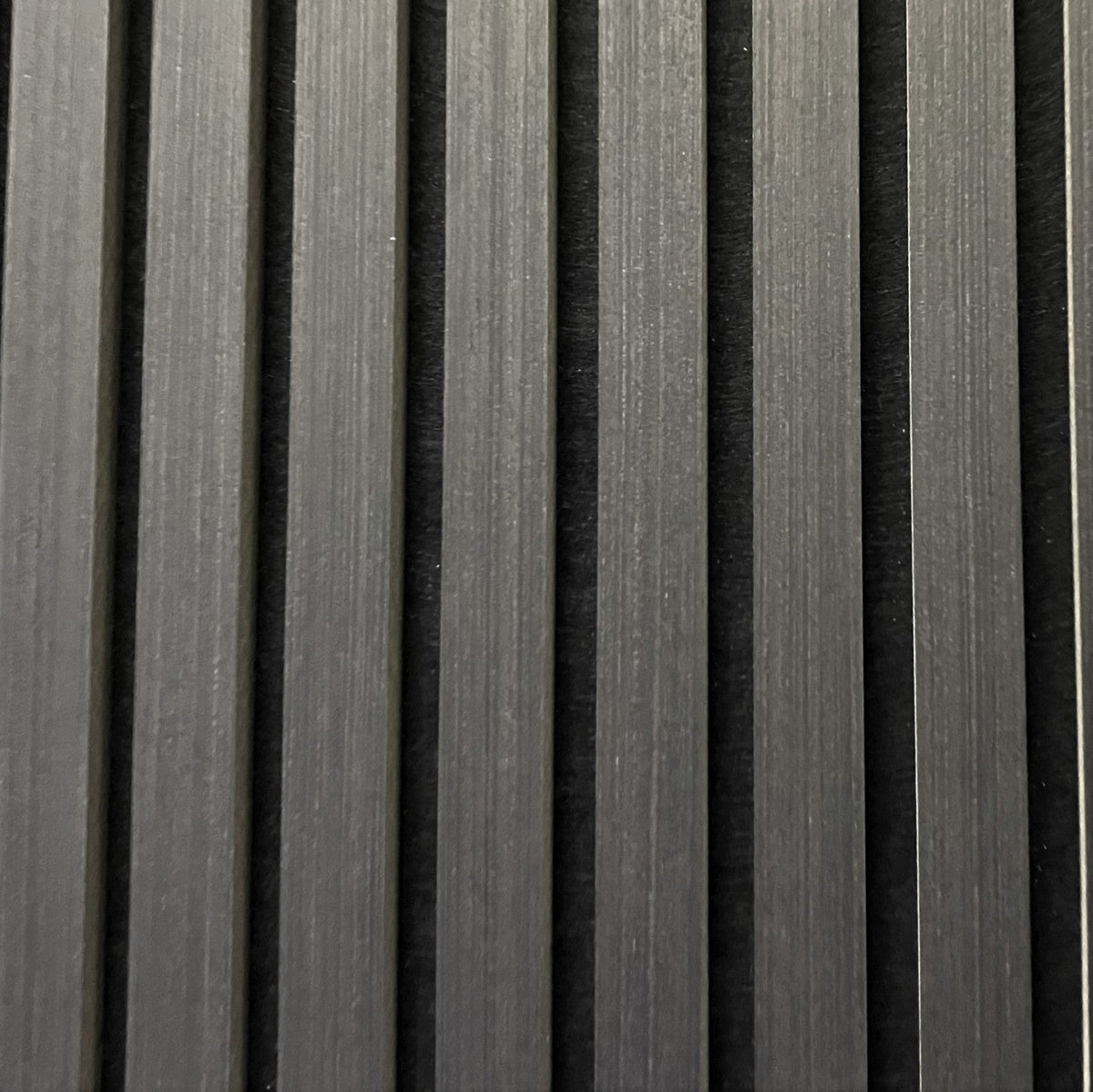 Slat Wall Panel Acoustic - Black