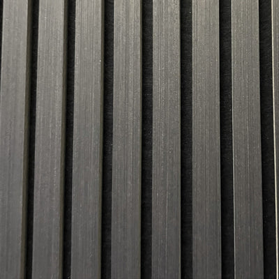 Slat Wall Panel - Black - Floors To Walls